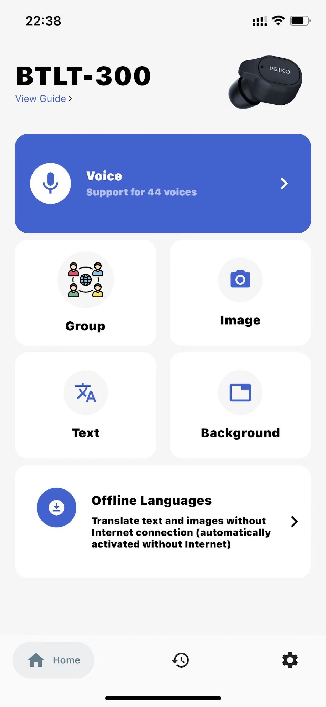 Camera translation of photos and screenshots